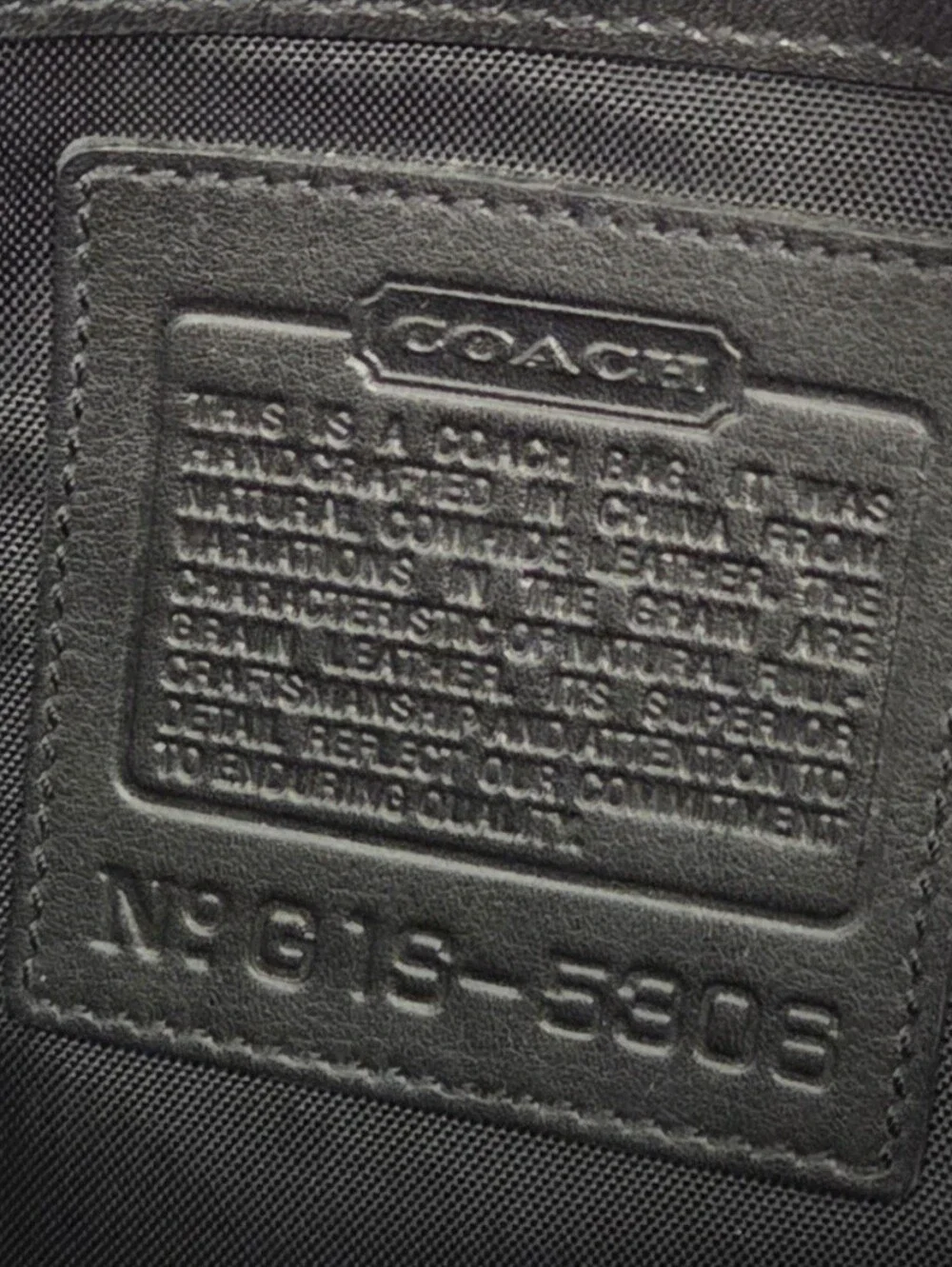 Coach Black Leather Laptop Bag Brief Case